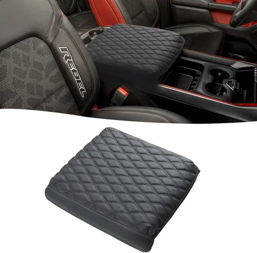 Vista 18 de GIANT PANDA Funda de consola central de ajuste personalizado para Dodge RAM 1500 2500 3500 2002 2003 2004 2005 2006 2007 2008 2009 2010 2011 2012
