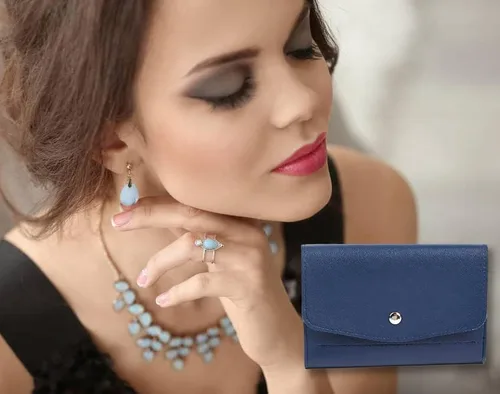 Vista 5 de SUQMZAK Organizador de joyas rollo de joyería plegable para almacenamiento diario o viajes adecuado para anillos collares aretes pulseras mini
