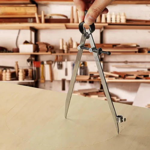 Vista 8 de Mr. Pen - Brújula Profesional con Candado, Brújula de Lápiz, Brújula para Carpintería, Brújula para Geometría, Divisor de Alas, Brújula de Dibujo