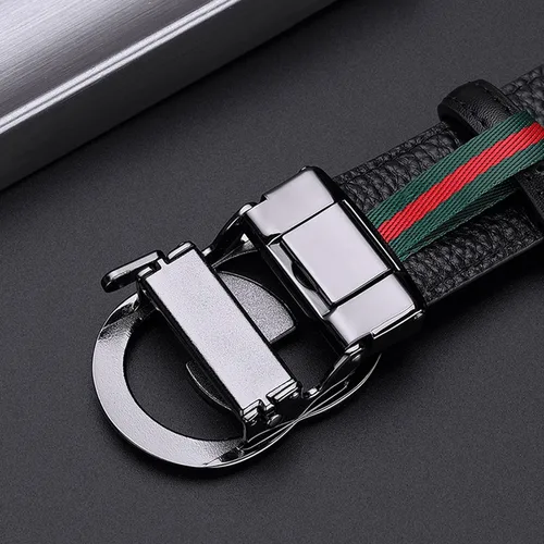 Vista 6 de VANNANBA Ratchet Belts for Men,Leather Automatic Belt Men,with Elegant Gift Box
