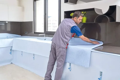 Vista 7 de Protección Temporal para Pisos 36'' x 100' - Antideslizante, Fácil de Aplicar, Ahorra Tu Tiempo - 100% A Prueba de Pintura – Material Reutilizable