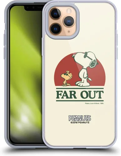 Vista 24 de Head Case Designs Funda de gel suave con licencia oficial de Peanuts Freak Flag Fly Woodstock 50th compatible con Apple iPhone 7 Plus/iPhone 8 Plus
