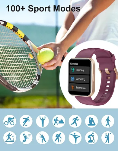 Vista 2 de Relojes inteligentes para hombres y mujeres (respuestas/hacer llamadas) compatibles con teléfonos iPhone Android, reloj inteligente de 1.85