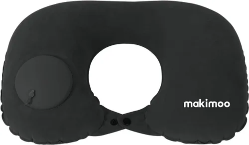 Vista 2 de Almohada inflable de viaje, almohada de cuello para viajes, almohada inflable para viajes, almohada de avión, almohada inflable, almohada de avión