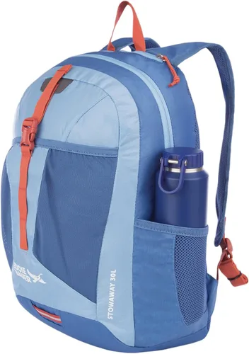 Vista 6 de Eddie Bauer Stowaway Mochila plegable - Azul costero, 30L costa azul