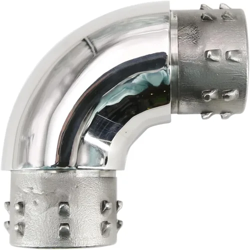 Vista 17 de Conector de barandilla de acero inoxidable 316, conector de codo de carpintero empotrado con forma de esquina de 3 vías para tubería de calibre 16