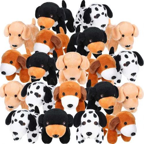 Vista 7 de Sosation - 20 piezas de mini animales de peluche a granel adoptar un regalo suave para cachorros, fiesta de regalo para niños, veterinaria, fiesta