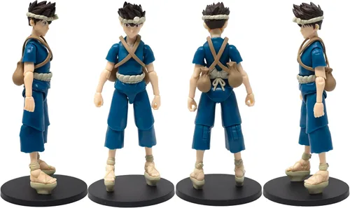 Vista 5 de Boss Fight Studio Dr. Stone - Figura de acción cromada – Figura coleccionable altamente articulada con accesorios que incluyen cabezas y manos