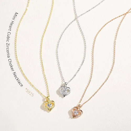 Vista 5 de CDE Collares de corazón para mujer, plata esterlina 925, dije de piedra natal, aniversario, cumpleaños, Navidad, día de San Valentín, joyería