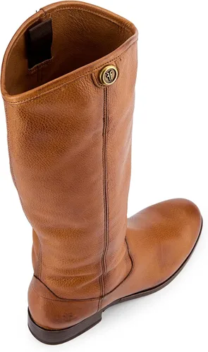 Vista 7 de Frye - Botas altas Melissa Button 2 con estilo ecuestre para mujer hechas de cuero vintage y resistente con herrajes de metal antiguo y suela