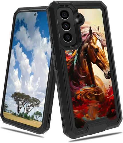 Vista 76 de Funda para Samsung S23 FE Funda Galaxy S23 FE 2 en 1 PC duro de doble capa TPU suave a prueba de golpes Cubierta protectora de teléfono para Samsung
