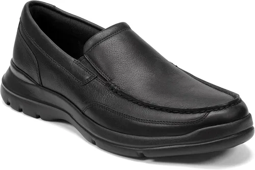 Vista 4 de Rockport Mocasines sin cordones Junction Point para hombre Negro