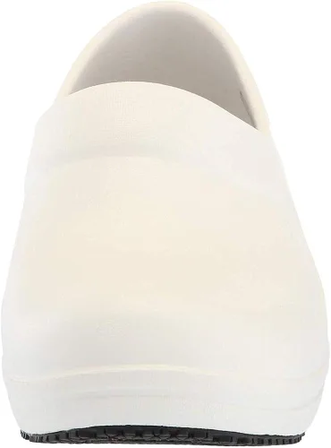 Vista 9 de Crocs Neria Pro II - Crocs embellecidos para mujer Zapatos de trabajo antideslizantes, blanco, 5