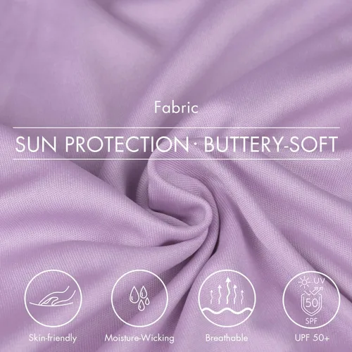Vista 3 de BALEAF Camisas de manga larga para mujer, protección solar UPF50+, secado rápido, senderismo, pesca