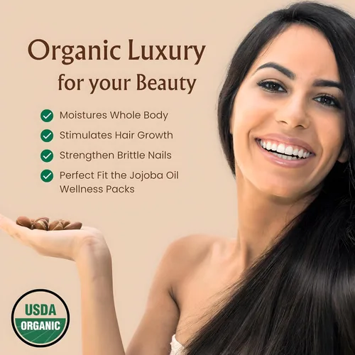 Vista 3 de BodyJ4You Aceite de Jojoba Orgánico para la Piel - Orgánico USDA 100% Puro Natural - Gua Sha Facial Dermaplaning para la Cara y el Cuero Cabelludo