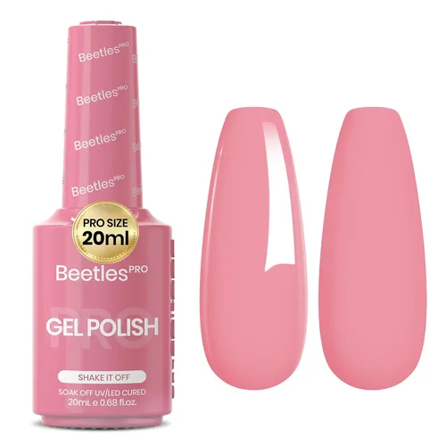Vista 49 de Beetles PRO - Esmalte de gel blanco, color blanco de 0.7 fl oz A - Creme White Ansiedad de calma
