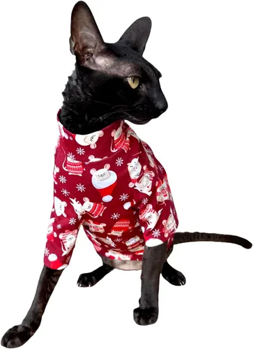 Vista 6 de Ropa de gato sin pelo Sudadera extra con capucha Dark Lord (S)