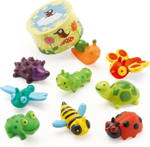 Vista 5 de DJECO - Juego de memoria para niños pequeños – Little Memo Garden Animal Matching Game (Edad 2+) – Juguete educativo preescolar para observación