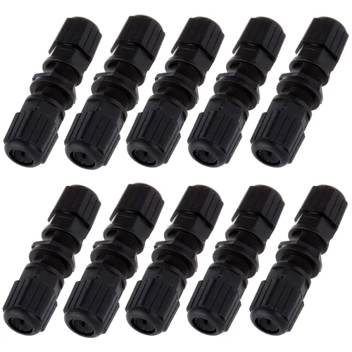 Vista 8 de 5PCS M20 RJ45 CAT5E IP67 doble cabeza impermeable conector Cat5/5e, 8P8C Cable LAN Ethernet Extend Connector, Acoplador LAN al aire libre