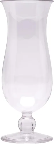 Vista 3 de G.E.T. HUR-1-CL Carefree - Vasos inastillables para cóctel/huracanes, 15 onzas, juego de 12 unidades.