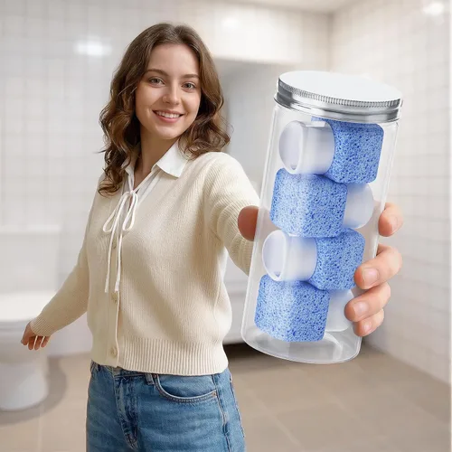 Vista 2 de Paquete de 8 en 2 Latas Cabezales, Repuesto Piedra Pómez Limpieza de Taza de Inodoro, para Limpiar Inodoros, Bañeras, Parrillas, Piscinas, Fregaderos