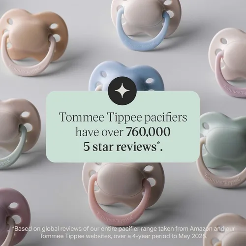 Vista 6 de Tommee Tippee Ultimate Fit - Chupete para recién nacido, 0-2 meses, paquete Multi