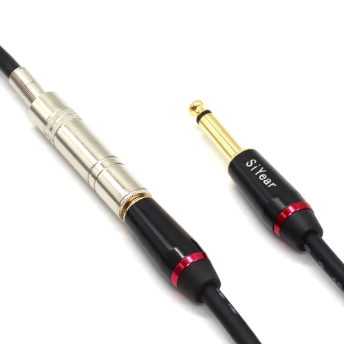 Vista 5 de Cable adaptador hembra de 0.250 in 1/4 pulgadas a XLR hembra, cable de interconexión TS/TRS a XLR de 3 pines (5 pies-4.9 ft)