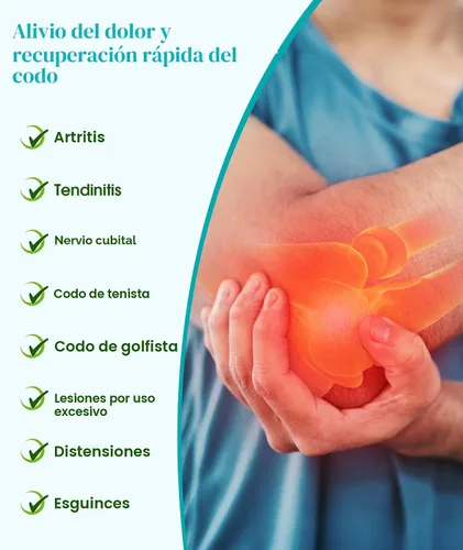 Vista 3 de Oyakin Codera para túnel cubital, soporte de atrapamiento del nervio cubital, férula ajustable para el codo para dormir, tendinitis, codo