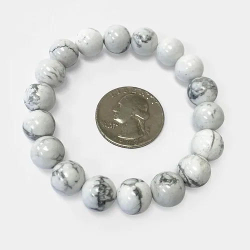 Vista 366 de Gem Avenue Handmade Round Bead Stretch Bracelet Unisex Natural Stone Beaded Jewelry for Men & Women, Elastic Wristband for Daily Wear