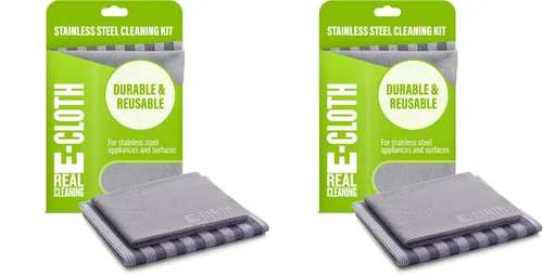 Vista 11 de Kit de Paño de Limpieza de Microfibra de Acero Inoxidable E-Cloth - Limpiador de Acero Inoxidable para Electrodomésticos, Horno, Estufa y Más