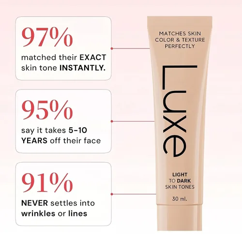 Vista 3 de Base de maquillaje Luxe que cambia de color - Luz Claro