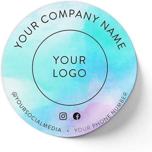 Vista 69 de Calcomanías de vinilo personalizadas con tu imagen, texto, diseño y logotipo. Etiquetas comerciales personalizadas impermeables para embalaje