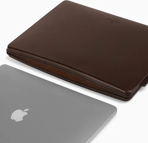 Vista 3 de Comfyable Funda de piel sintética para laptop de 13 pulgadas, funda protectora delgada para laptop compatible con MacBook Air M5 2026 y MacBook Pro