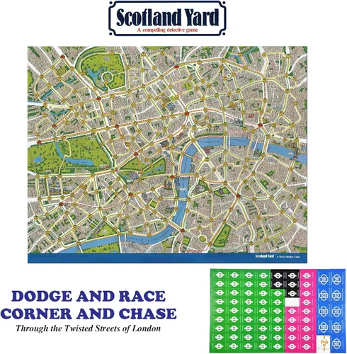 Vista 2 de Funskool Juego de mesa Scotland Yard (3-6 jugadores, 10+)