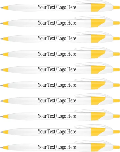 Vista 9 de SyPen Bolígrafos personalizados con tu logotipo o texto personalizado, paquete de 500 unidades a granel para negocios, fiestas y eventos, bolígrafos