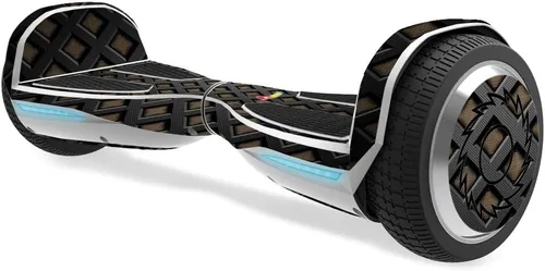 Vista 22 de MightySkins Skin compatible con Razor Hovertrax 1.5 Hover Board - Placa de diamante negro Cubierta protectora de vinilo duradera y única Fácil