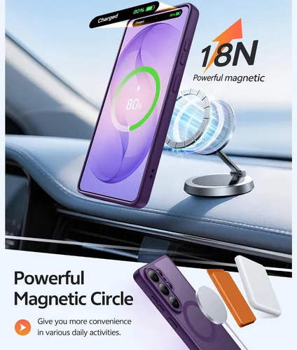 Vista 72 de FNTCASE Funda para Motorola Moto G-Stylus-5G-2025: Funda magnética translúcida mate a prueba de golpes para Moto G Stylus 2026, funda protectora