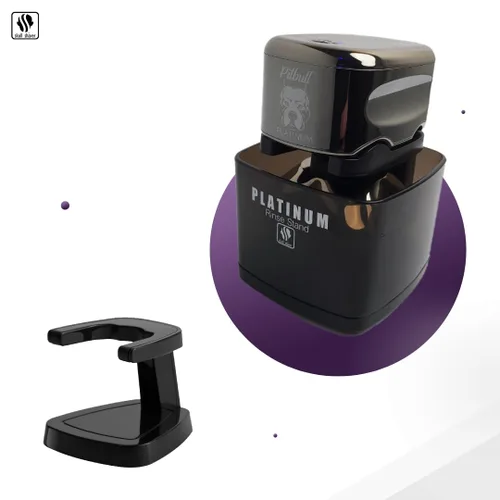 Vista 6 de SKULL SHAVER Soporte de enjuague Platinum - La solución de limpieza definitiva para afeitadoras Pitbull y Butterfly