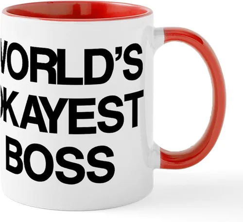 Vista 25 de CafePress – como un Boss Taza – El único Taza de café, taza de café, S, Blanco