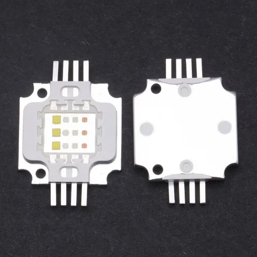 Vista 2 de Chip LED de alta potencia 12W RGBW Super brillante emisor de luz diodo COB módulo lámpara de repuesto de componentes de cuentas Iluminación DIY
