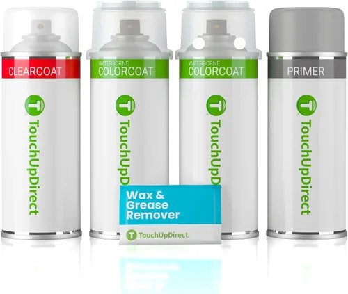Vista 191 de TouchUpDirect RBG Azul Ártico Metálico Compatible con Pintura de Retoque Exact Match para Nissan, Kit Esencial en Aerosol