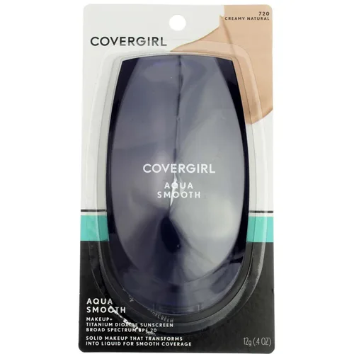 Vista 8 de CoverGirl Aquasmooth - Base de maquillaje compacta SPF 20, color beige pulido 725, 0.4 onzas # 725 Buff Beige