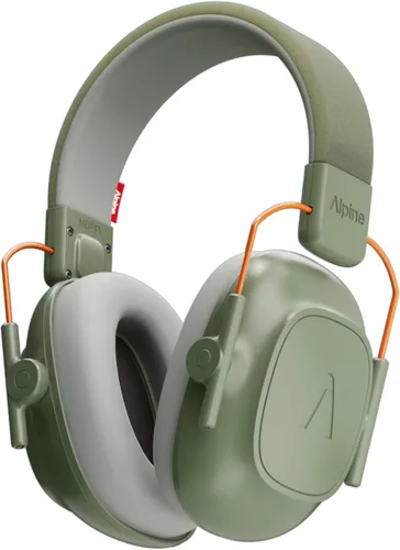 Vista 12 de Alpine Muffy Kids - Protección auditiva - Certificado CE y ANSI - Ajustable para edades de 3 a 16 años - Auriculares con cancelación de ruido Negro
