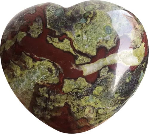 Vista 17 de Piedra de corazón pulida, piedras de bolsillo de cristal curativo para preocupaciones de palma, reiki, 1.5 pulgadas, piedra de sangre de África