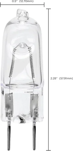 Vista 2 de Satco S4622 - Bombilla halógena G8 de 100 W, 1700 lúmenes, base G8, 120 voltios, regulable