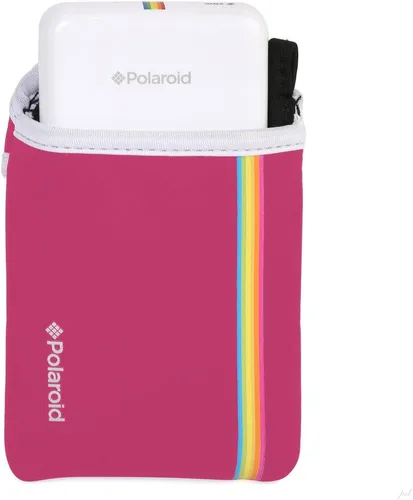 Vista 2 de Zink Polaroid - Funda de neopreno para cámara instantánea Polaroid Snap & Snap Touch (rosa)