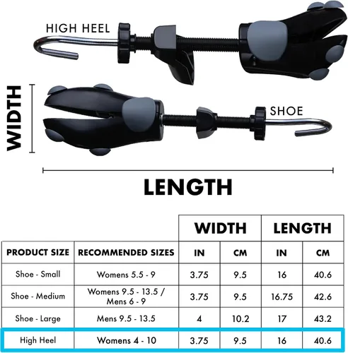 Vista 2 de FOOTMATTERS Estirador de zapatos de alta calidad, ampliador y expansor de zapatos para mujeres y hombres con zapatos ajustados