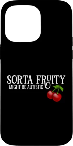 Vista 21 de Sorta Fruity Autistic Bisexual Queer Lesbian Autism Cherry Case for iPhone 16