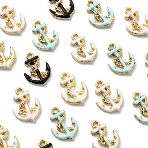 Vista 18 de LiQunSweet 80 unidades de 4 estilos de dientes saludables para cepillo de dientes, dientes esmaltados, mini dijes para hacer joyas, accesorios