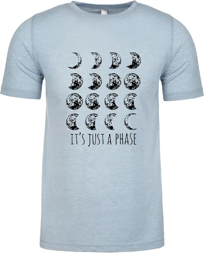 Vista 7 de Moonlight Makers Graphic Men's Tee, Funny T Shirt, Shirts with Magic Sayings, Heather Gray or Indigo